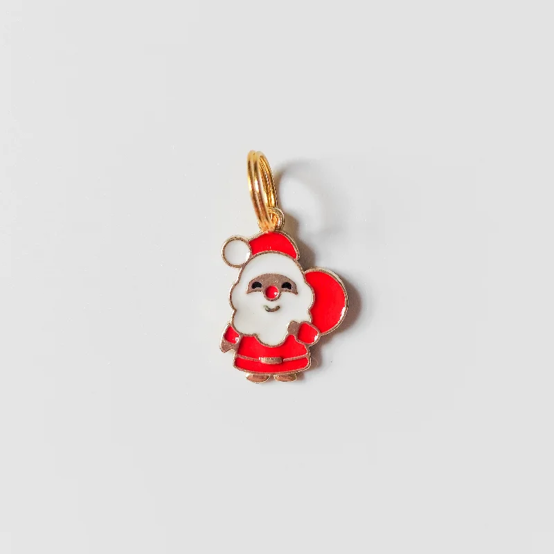   . **Cat collar bell model**Santa Charm