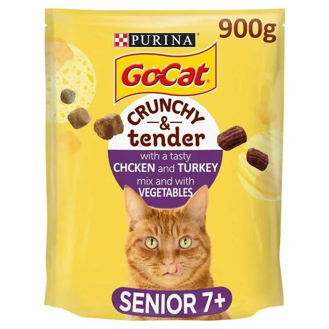    - Wholesale cat food prices  Go-Cat Crunchy & Tender with Chicken & Turkey Mix Vegetables Dry Senior Cat Food 900g