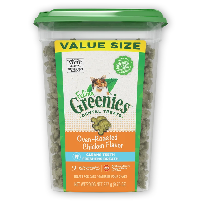    - Cat food nutritional analysis  GREENIES Feline Dental Oven Roasted Chicken Cat Treats