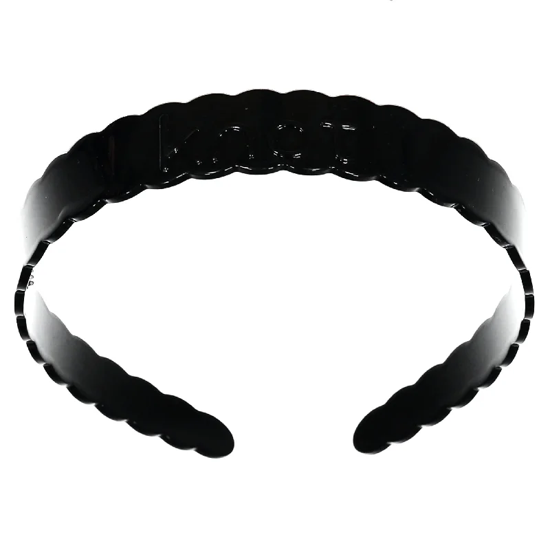 Pet ProductsKnot Hairbands Scallop Headband // Black