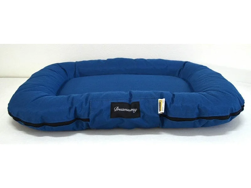  -Explosion-proof leash FOR LARGE dogsBoston Mattress Petrol Blue 100X75X15 Cm