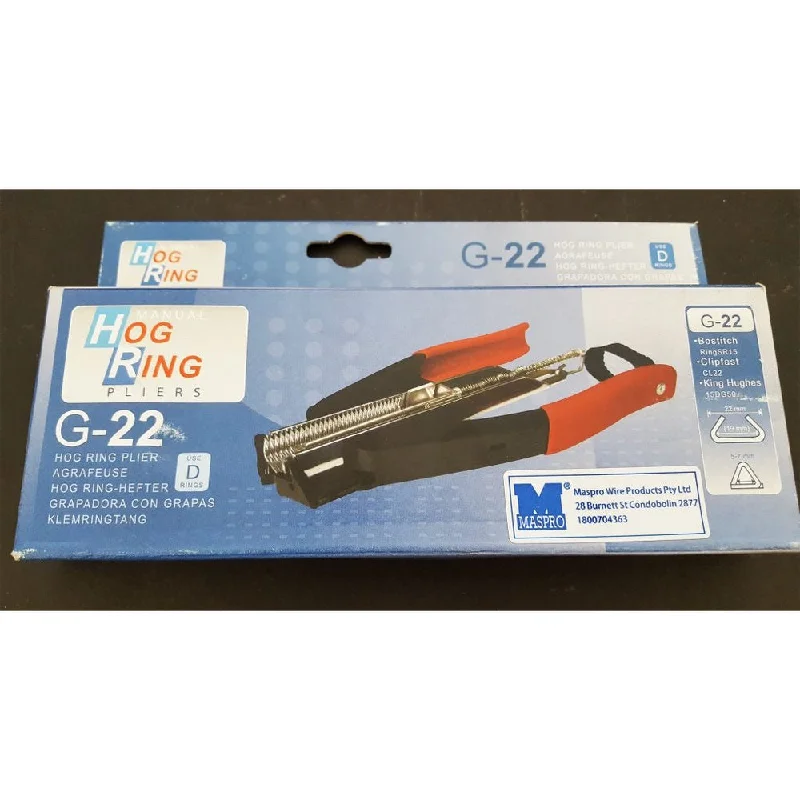 - Air box TSA certified check-inMaspro Ring Fastener Gun