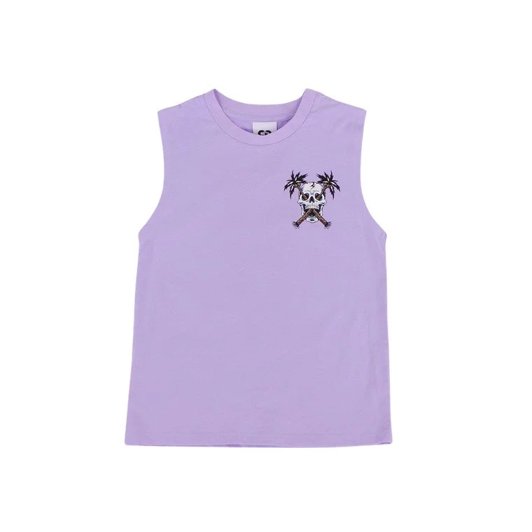 - Foldable and portable cat bagSkull Print Muscle Tank, Size 16