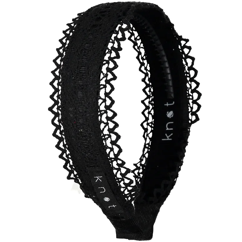 - Pet water dispenser UV sterilization versionKnot Hairbands Crochet Headband // Black