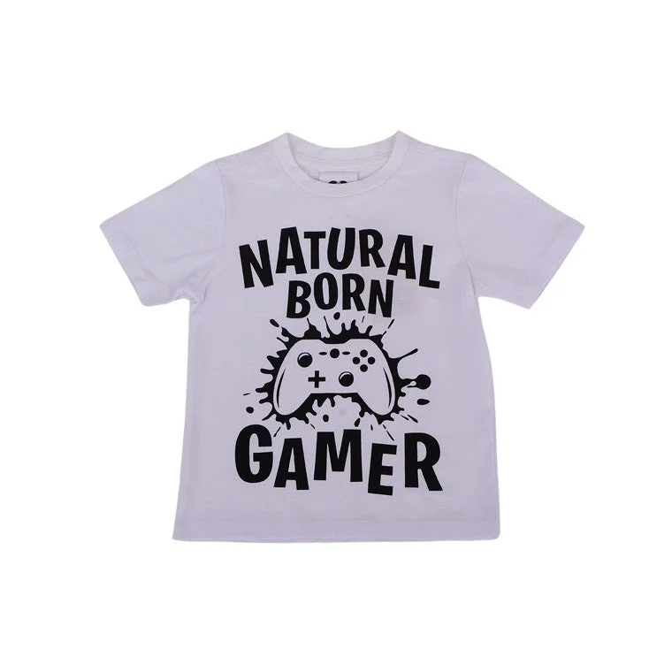 - Custom pet birthday cakeGamer Print Tee, Size 7