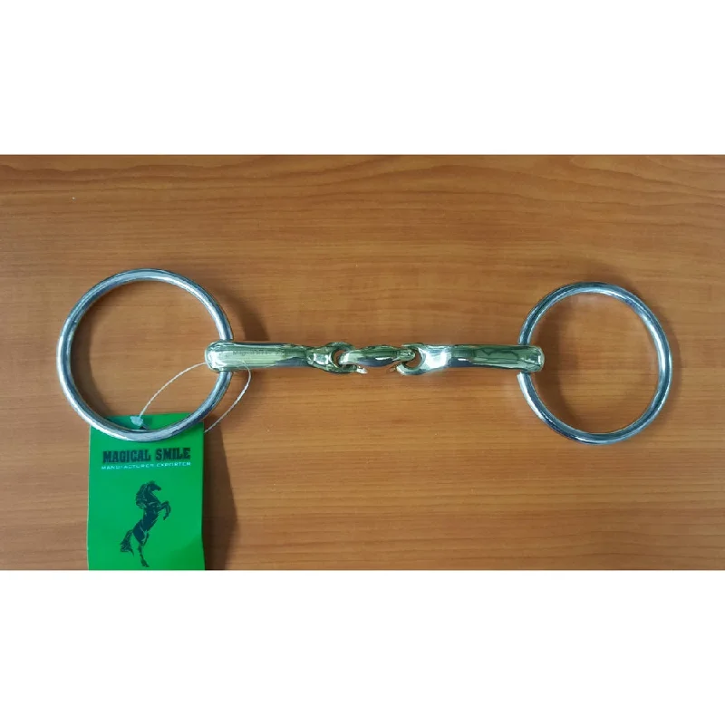 - Dog disposable foam shower gelSS Oval Link Loose Ring Curved Snaffle Bit 5"