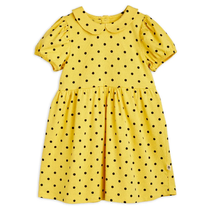 - Summer pet ice matMini Rodini Yellow Polka Dot Dress