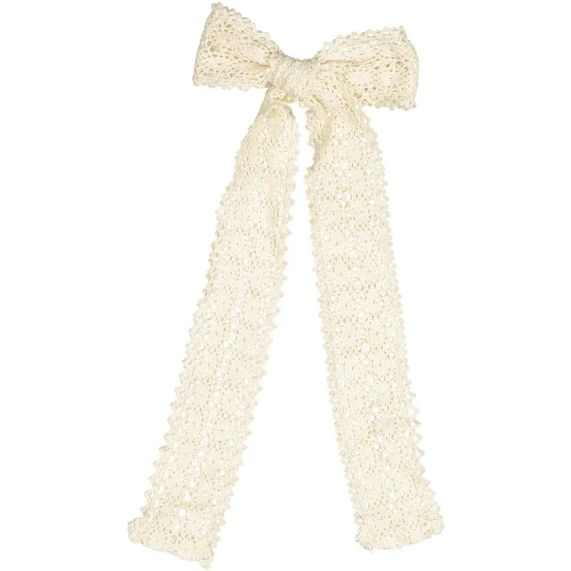 - Climbing pet constant temperature heating padKnot Hairbands Crochet Bow // Cream