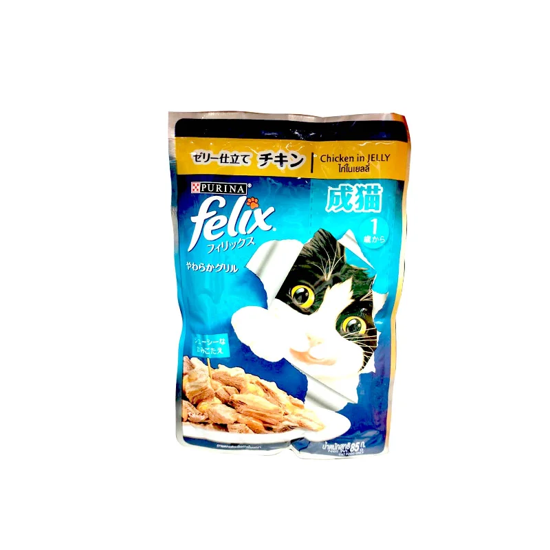    - Cat food for picky eaters  Felix Adult Chicken Cat Food Pouch 70g