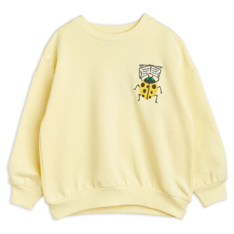 - Deodorizing cat litter tofu litterMini Rodini Yellow Ladybird Embroidered Sweatshirt