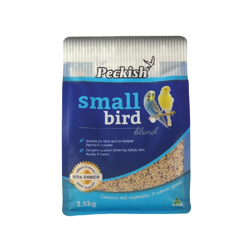 - Parrot climbing and standing wooden framePeckish Small Bird Blend 18kg