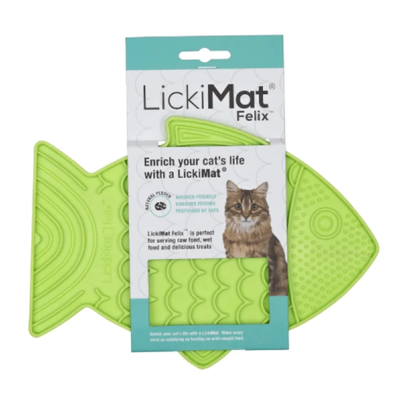 - Cat anti-jump window safety netLickiMat Felix Slow Food Bowl for Cats - Green