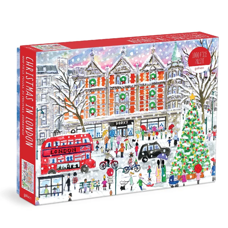 - Parrot climbing and standing wooden frameMichael Storrings Christmas in London 1000 Piece Puzzle