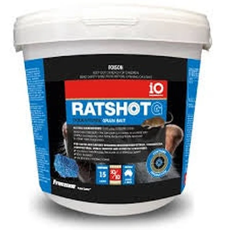 - ​​Pet toys under    yuaniO Ratshot Blue Grain Bait 15kg Active: Difenacoum