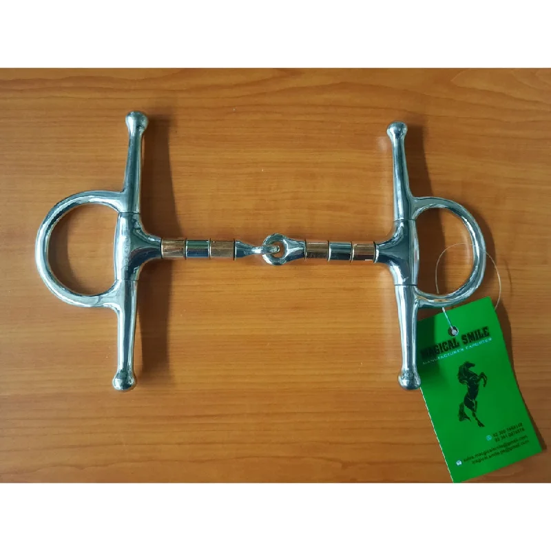 - Elderly dog ​​joint care mattressSS Full Cheek Copper Roller Snaffle Bit 5"