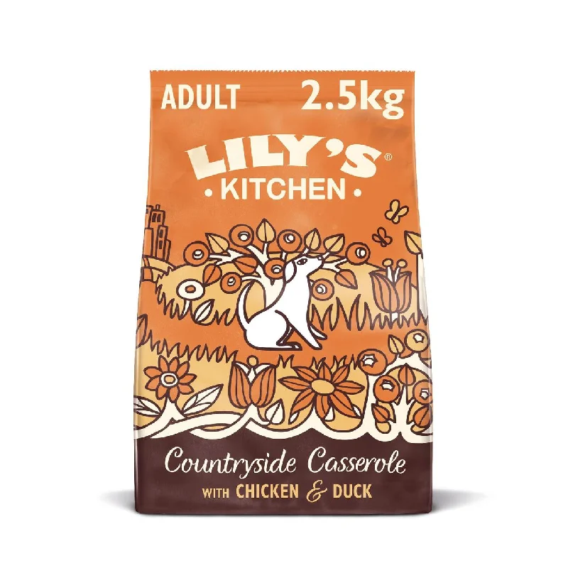 Dog FoodLily's Kitchen Dog Chicken & Duck Countryside Casserole Adult Dry Food 2.5kg