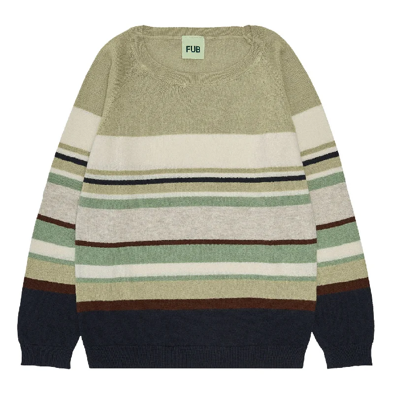 ---FUB Leaf Raglan Sweater