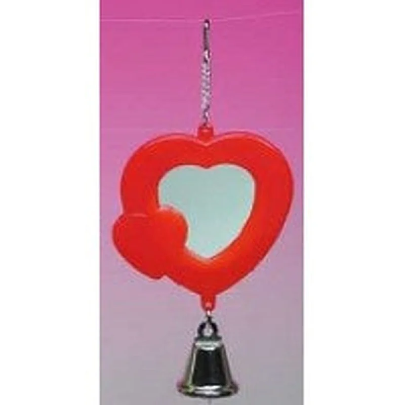  -Anti-scratch scratching board AND cat bed in oneHeart Shape Mirror with Bell Bird Toy