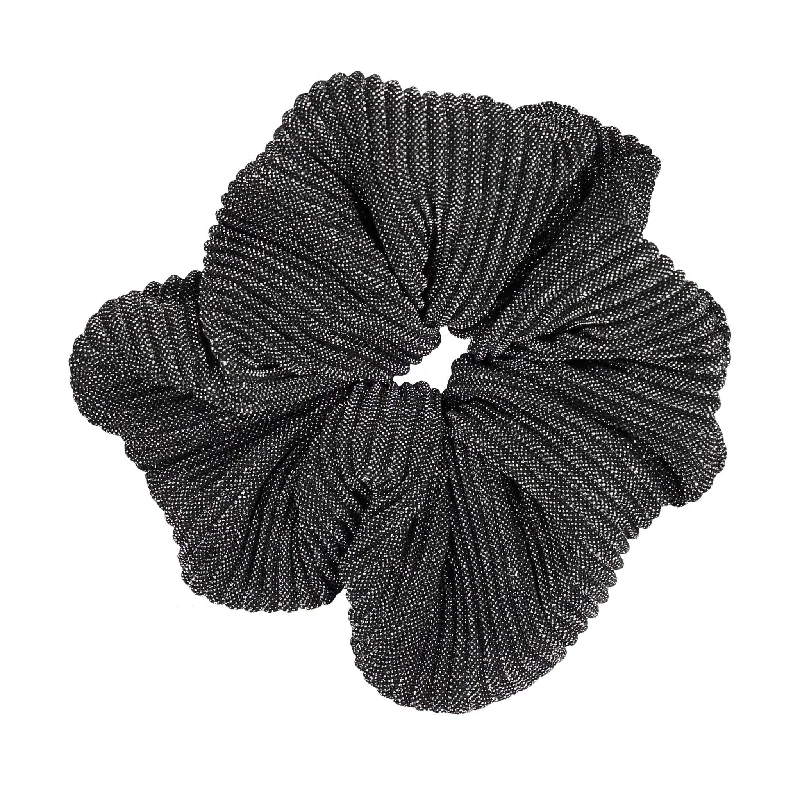 - Hamster silent running wheel to prevent chewingKnot Hairbands Pleated Scrunchie // Black