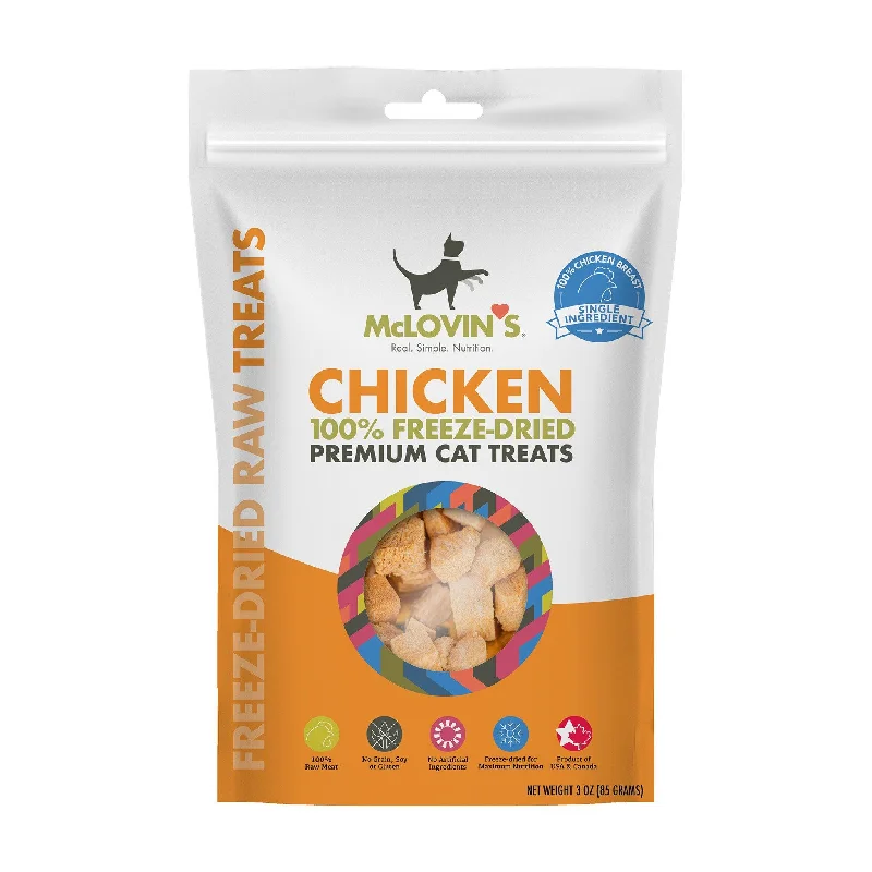    - Cat food for dental health  Freeze Dried Raw Chicken Cat Treats, 3 oz