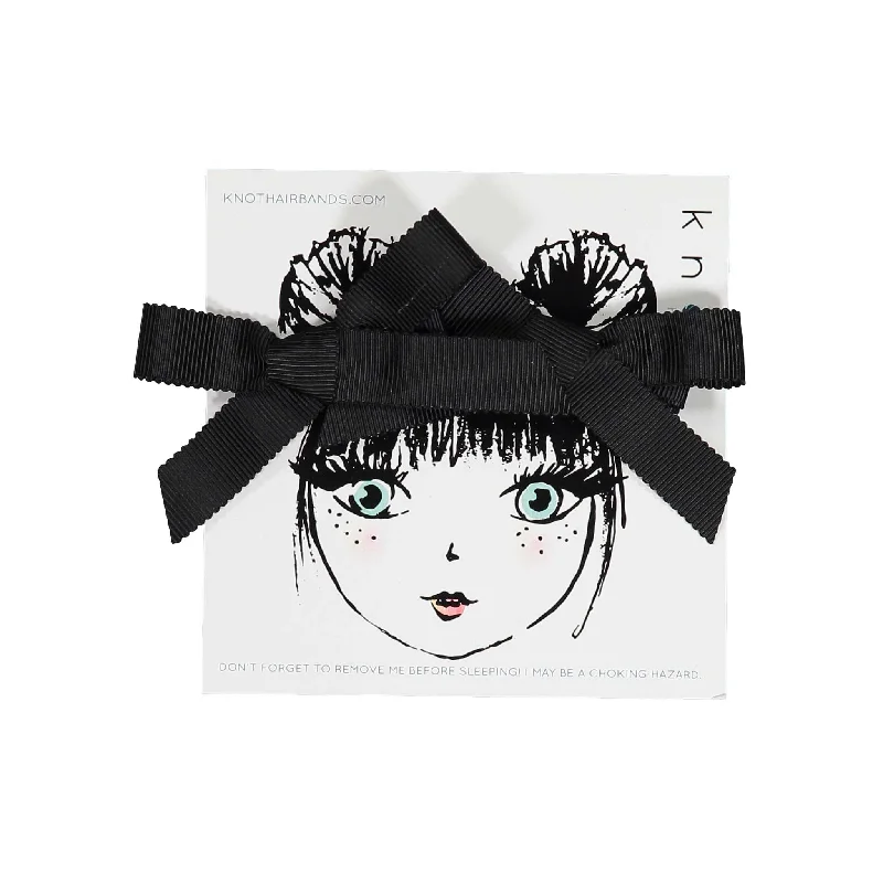  -Non-contact cat thermometerKnot Hairbands Ribbon Mini Bow Set // Black