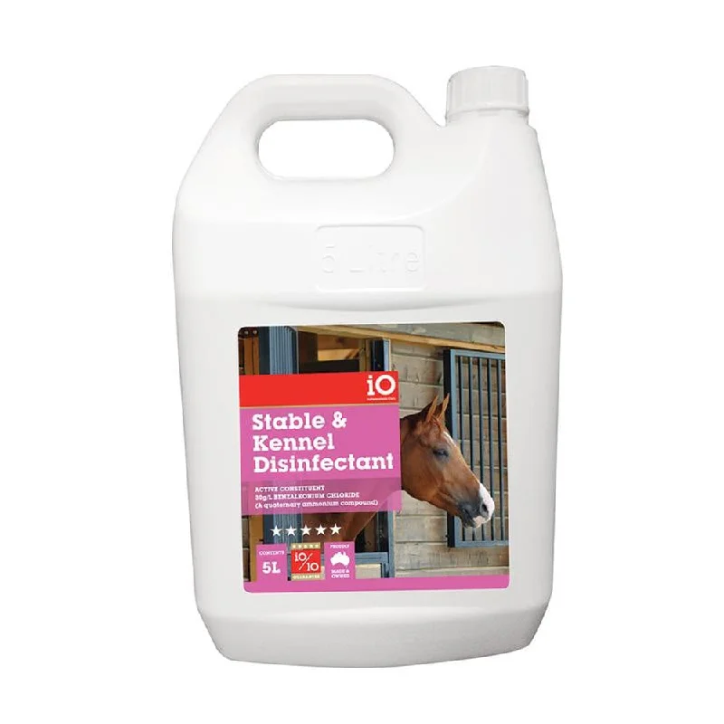 - Air box TSA certified check-iniO Stable & Kennel Disinfectant 5L