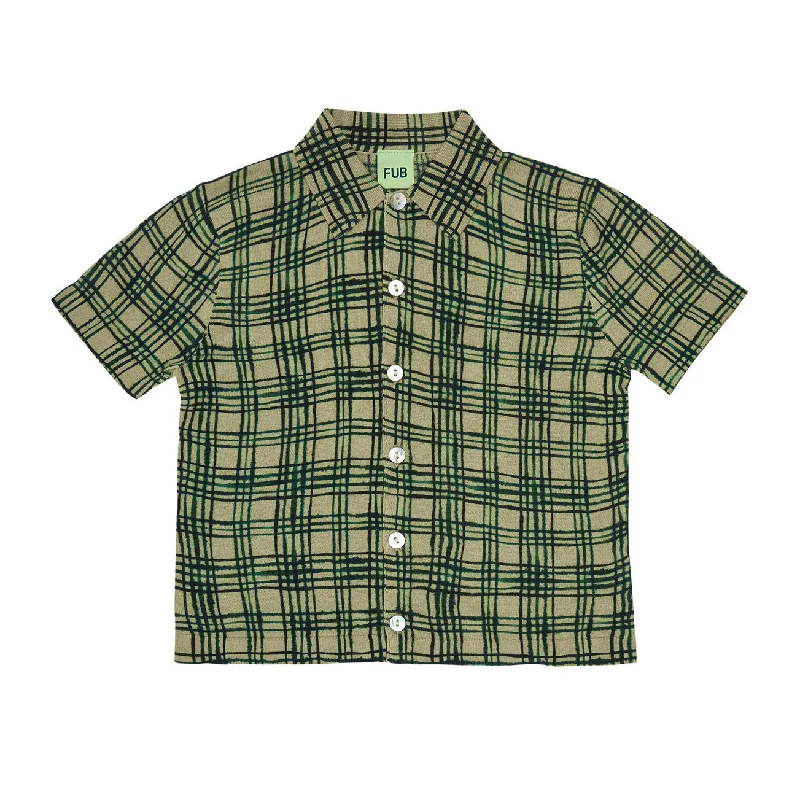 - ​​Pet toys under    yuanFUB Khaki/Deep Green Printed Shirt